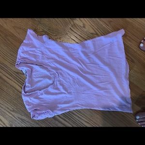 James Perse purple tee